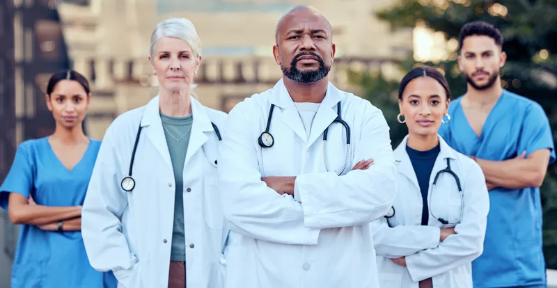 Physicians and clinical staff from a group practice